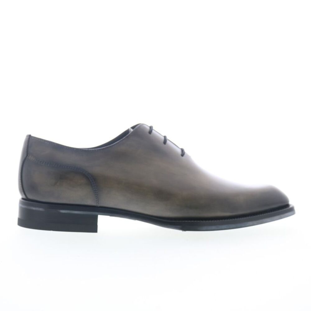 Di Bianco Mens Marche Calfskin Gray Shoes (NWT)